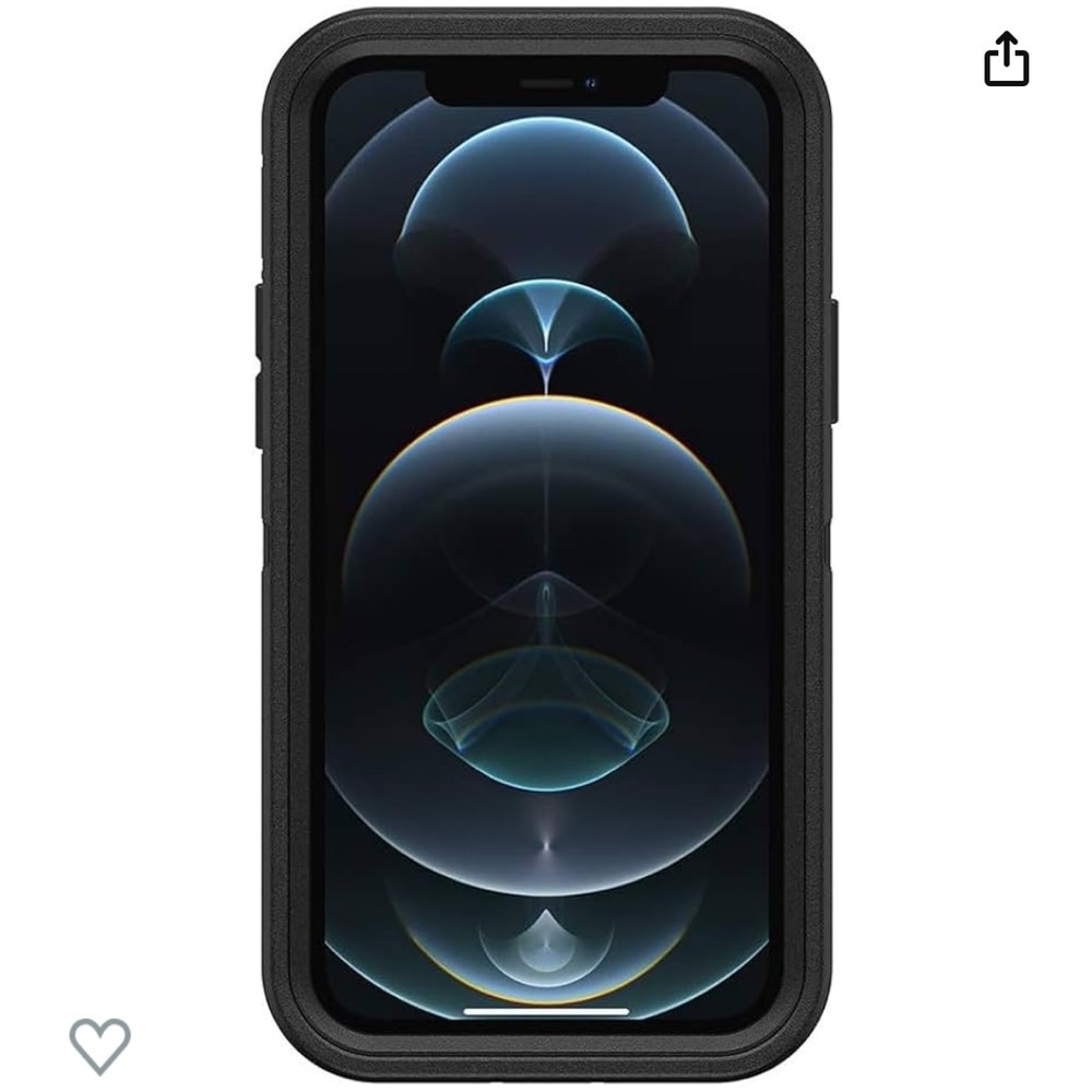 🆕 OtterBox iPhone 12 & iPhone 12 Pro Defender Series Screenless Case - Black - Picture 2 of 5